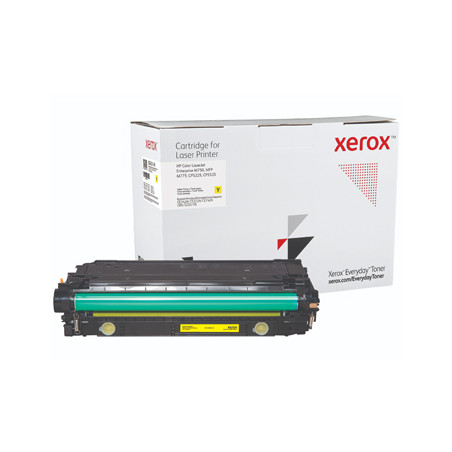 Toner XEROX Everyday HP 307A / 651A / 650A Amarelo. Imprime até 16.000 páginas de alta qualidade