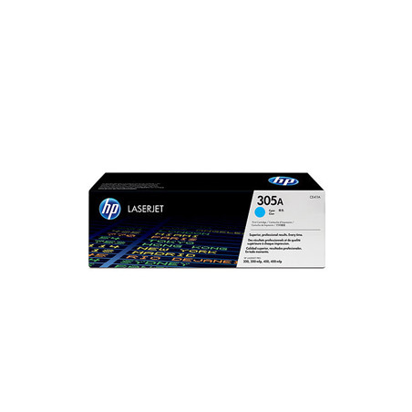 Toner HP 305A Azul CE411A - Impressões de alta qualidade até 2600 páginas