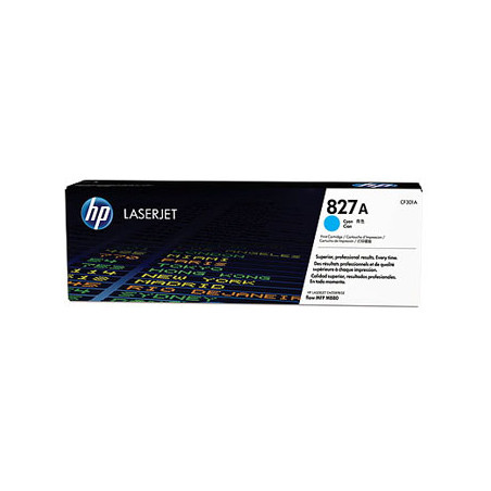 Tonel HP 827A Azul CF301A para Impressão com Capacidade de 32000 Páginas