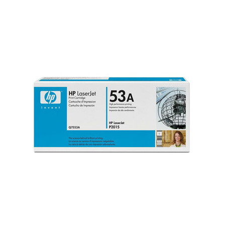 Toner HP 53A Preto Q7553A - Impressões de alta qualidade garantidas - Rendimento de até 3000 páginas
