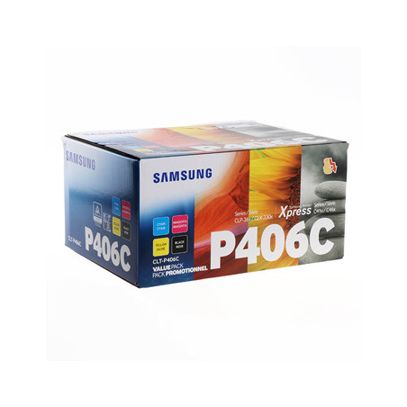 Kit de Toner HP/Samsung P406C 4 Cores SU375A - Produto de Alta Qualidade para Impressoras HP e Samsung