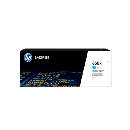 Toner HP 658X Azul W2001X - Alto Rendimento para Impressão de até 28000 Páginas