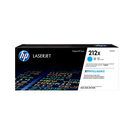 Toner HP 212X Azul W2121X com Capacidade para Imprimir 10000 Páginas