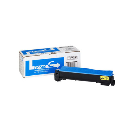  Toner Kyocera TK-560C Azul de Alta Capacidade para Impressoras - Rendimento de 10.000 Páginas