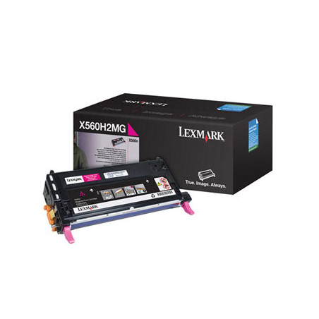 Toner LEXMARK Magenta X560H2MG para Impressoras - Rendimento de 10000 páginas