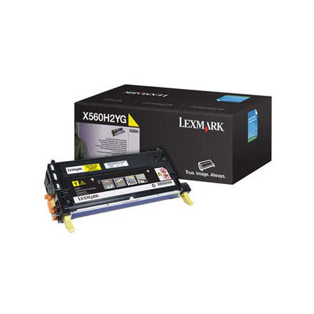 Toner LEXMARK Amarelo X560H2YG para Impressora X560 - Rendimento de 10.000 páginas