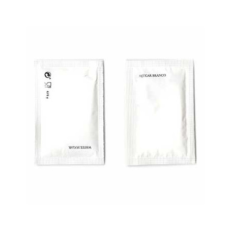 Açúcar Branco Embalado Individualmente - Pack com 1250 Saquetas de 4g