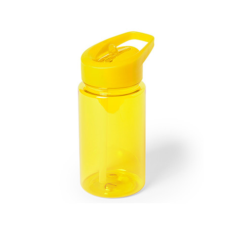 Garrafa de Água Amarela em Tritan de 440ml - Durável e Livre de BPA