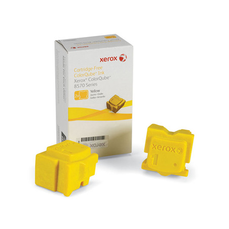 Pacote de Toners Xerox Amarelo 108R00933 para Impressão de 4400 Páginas - Conjunto com 2 Unidades