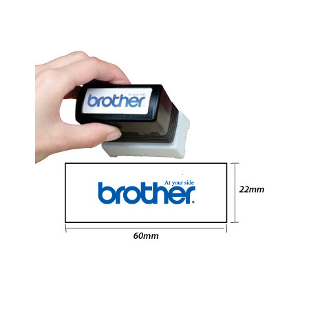 Conjunto de 6 Carimbos Brother PR2260E6P Azul 22x60mm - Ideal para todas as suas necessidades de marcação!