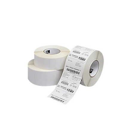 Etiquetas autocolantes de papel mate premium ZEBRA, 038x19x76mm, 2000 unidades - Pacote com 10 rolos
