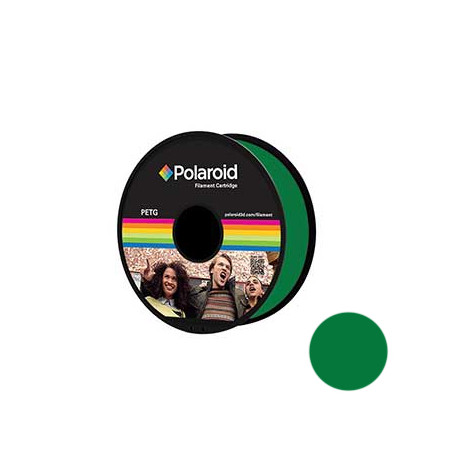 Filamento Polaroid Universal PETG Verde 1.75mm 1Kg - A escolha perfeita para impressões 3D de alta qualidade!