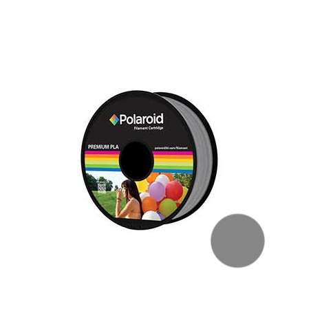  Filamento de PLA Universal Polaroid 1.75mm 1Kg - Cor Prata