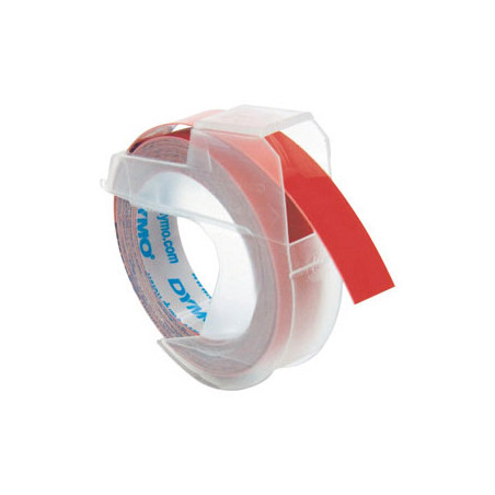 Fita de Impressão Dymo de 9mmx3m: Ideal para rotulagem em cores Branco e Vermelho (Código 898150)