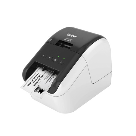 Impressora de Etiquetas QL-800 USB em Preto e Vermelho - A melhor opção para personalizar e organizar suas etiquetas com facilid