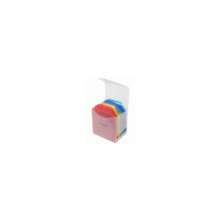 Caixa de arquivo para CD com 50 bolsas em cores sortidas - Organize e proteja sua coleção de CDs