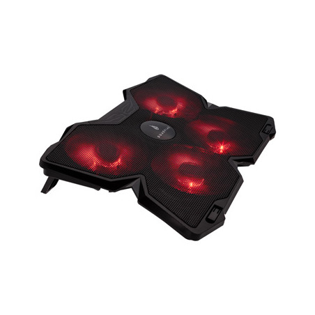 Base Notebook Gaming SUREFIRE Bora Red 17 Polegadas com 4 Ventoinhas para Resfriamento