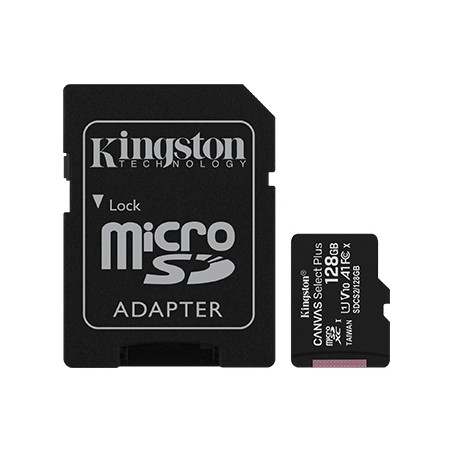 Cartão de Memória Kingston Canvas Select Plus microSDXC 128GB
