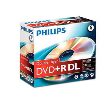  DVD+R Dual Layer Philips...