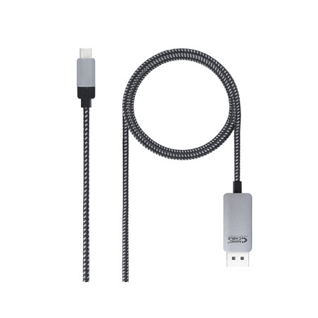 Cabo DisplayPort para USB-C Macho 1,8 metros - Alta Qualidade e Conexão Perfeita!