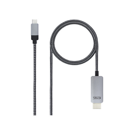 Cabo USB-C para HDMI de 3 metros em preto
