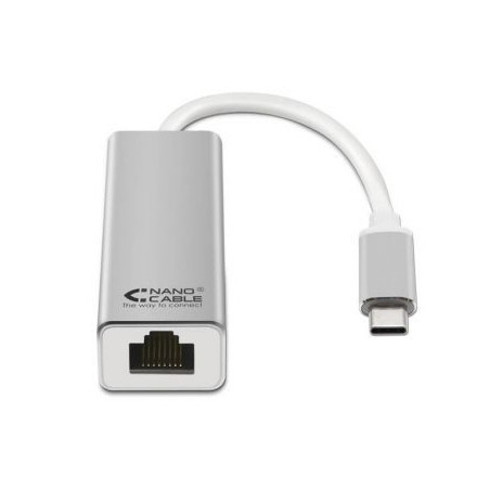 Adaptador de USB-C para Ethernet Gigabit Prata - Conexão de alta velocidade garantida