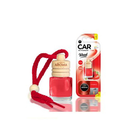 Descubra o Aromatizador de Carro com Delicioso Perfume de Carvalho e Morango de 6ml