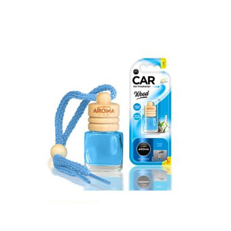  Ambientador para Carro Aroma Car Wood Fresh Linen 6ml - Perfume o seu veículo com uma fragrância fresca de linho!