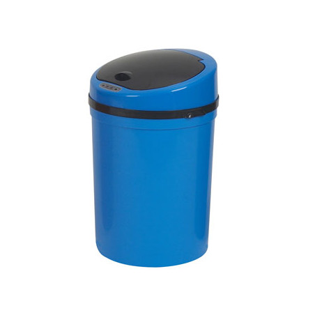 Papeleira de Plástico com Sensor de 9 Litros - Azul: Organize seu ambiente de forma prática e higiênica